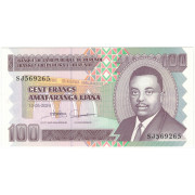 100 франков. 2024 г.
