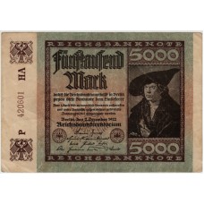 5000 марок 1922 г.