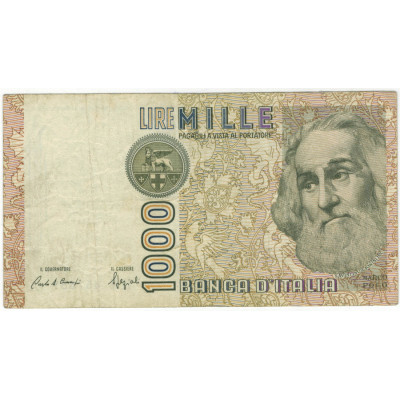 1000 лир. 1982 г.