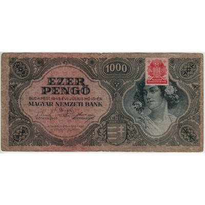 1000 пенгё. 1945 г.