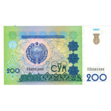 200 сум 1997 г.