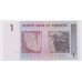 1 доллар 2007 Зимбабве