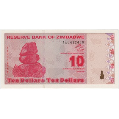 10 долларов. 2009 г. #2