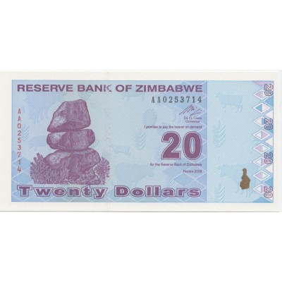 20 долларов 2009