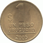 1 песо 2005