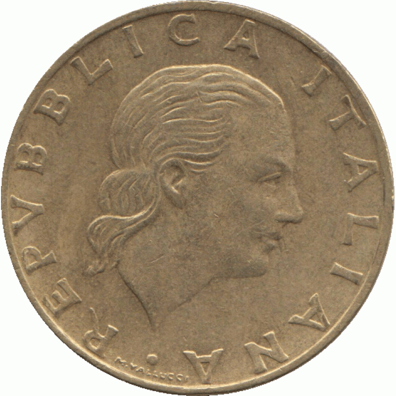 280 лир. Италия 200 лир 1746. Италия 200 лир 1995 (80517069).