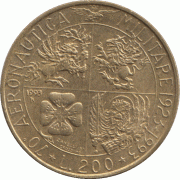 200 лир 1993 г.