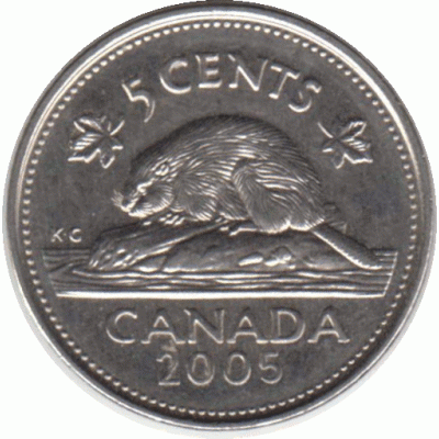 5 центов. 2005 г.