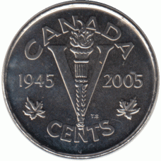 5 центов 2005 г.