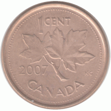 1 цент 2007 г.