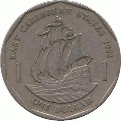 1 доллар 2002 г.