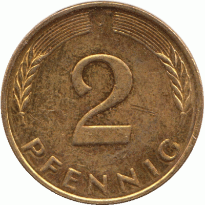 2 пфеннига 1996