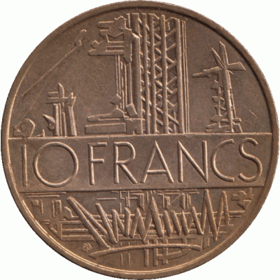 10 франков 1987