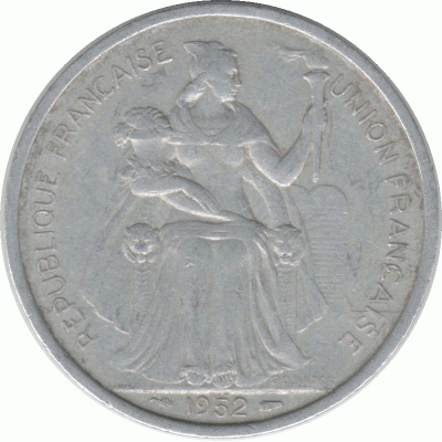 5 франков 1952 г.