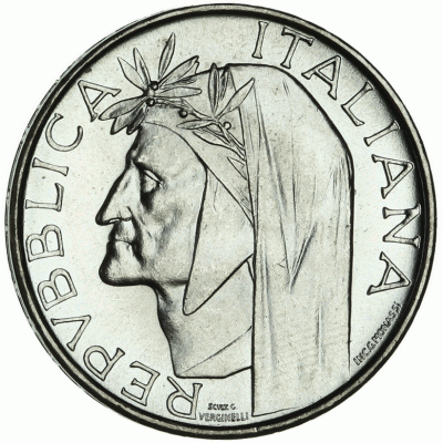 500 лир 1965 г.