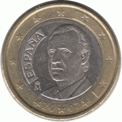 1 евро. 2007 г.
