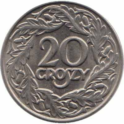20 грошей 1923 г.