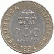200 эскудо 1994 г.