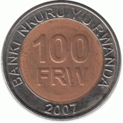 100 франков. 2007 г.
