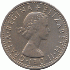6 пенсов. 1967 г.
