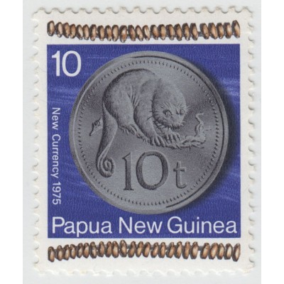 Новая монета 10 тойя.  1975 г.