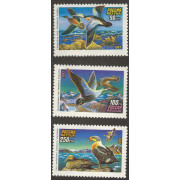Утки. 1993 г. 3 марки.