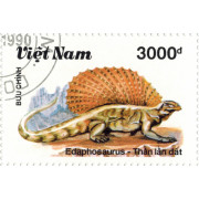 Эдафозавры. Динозавры. 1990 г.