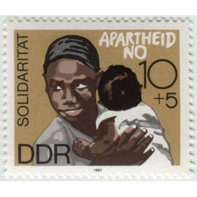 Борьба с апартеидом. 1987 г.