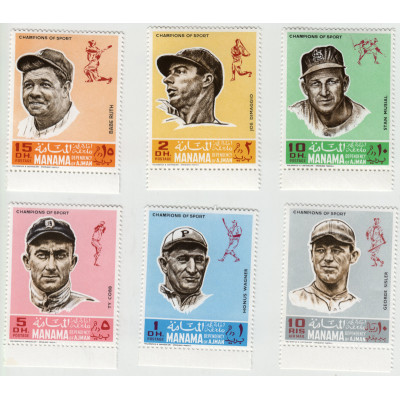Бейсбол. 1969 г. 6 марок.
