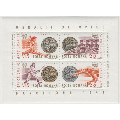 Медали XXV олимпиады. 1992 г.