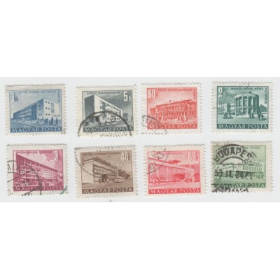 Стандарты 1951-1953 г . 8 марок. Гашение.