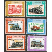Паровозы. 1987 г. Полная серия.